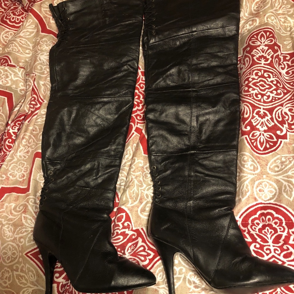 Thigh high boots
